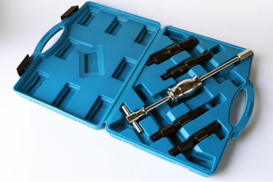 Binnenlager trekkerset voor verzonken lagers met slagtrekker 5-delig 